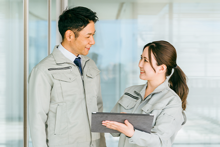 相談しやすいフラットな体制